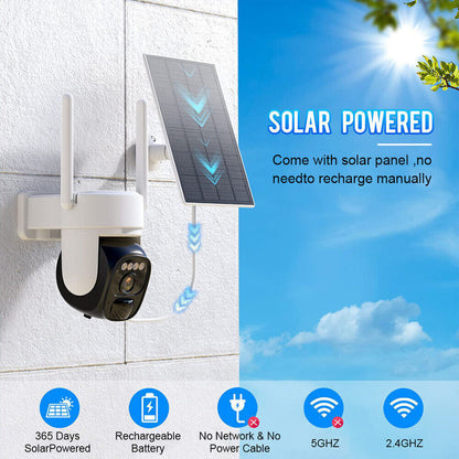Outdoor Wireless Solar Powered Security Camera