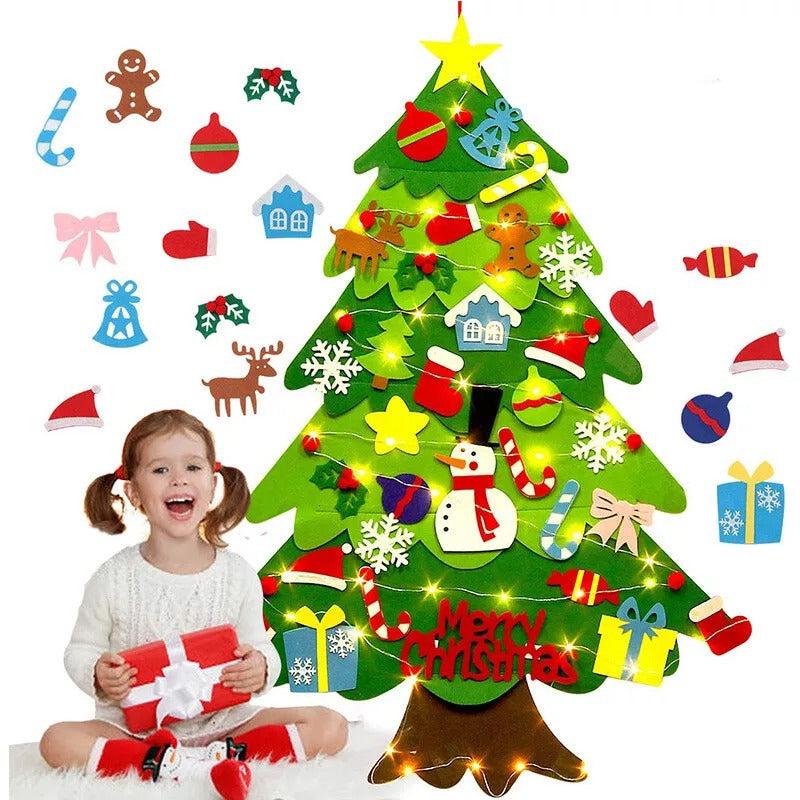 Colorful DIY Felt Christmas Tree Kit