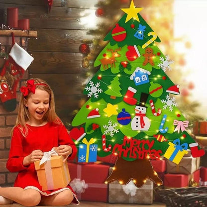 Colorful DIY Felt Christmas Tree Kit