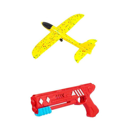 Fun Flying Plane Toy Launcher Set