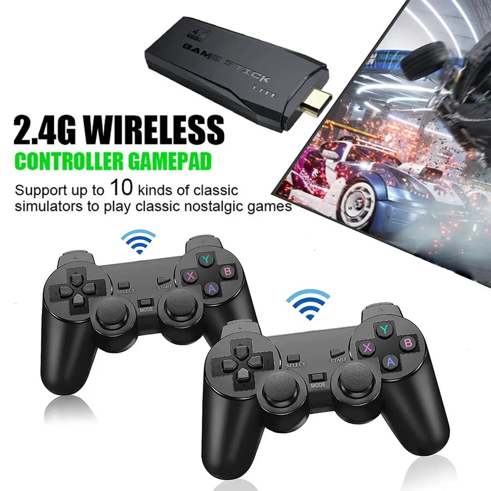 4K Streaming Media Player with 64GB Retro Game Console