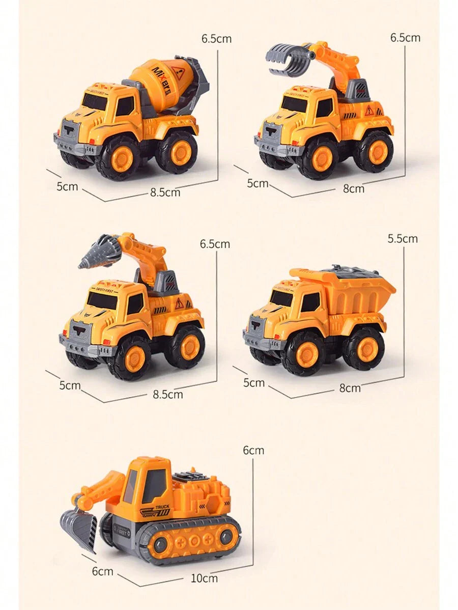 Ultimate 5-in-1 Transforming Car Toy Set