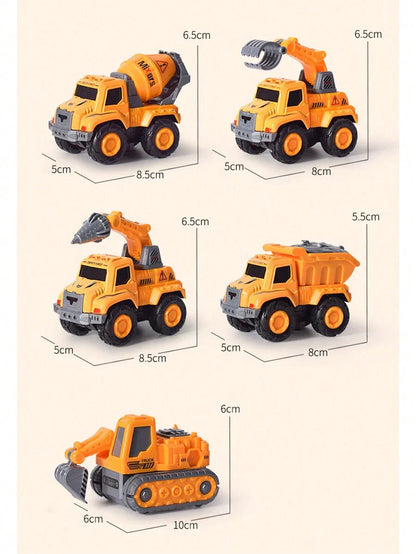 Ultimate 5-in-1 Transforming Car Toy Set