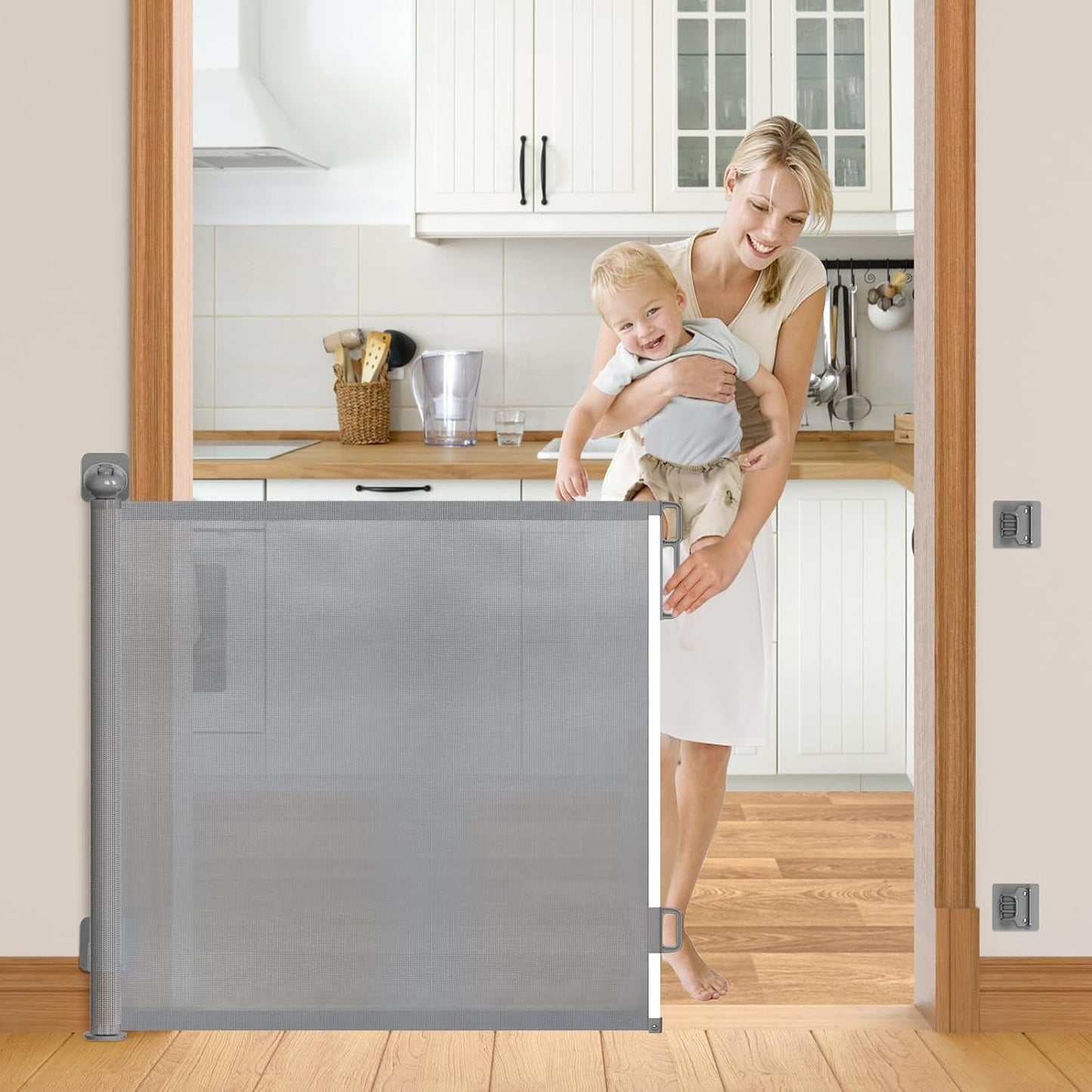 Befez | Secure Walk-Thru Baby Pet Gate