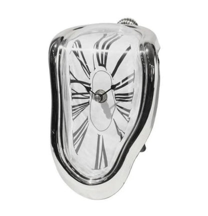 Surreal Art Melting Clock Sculpture