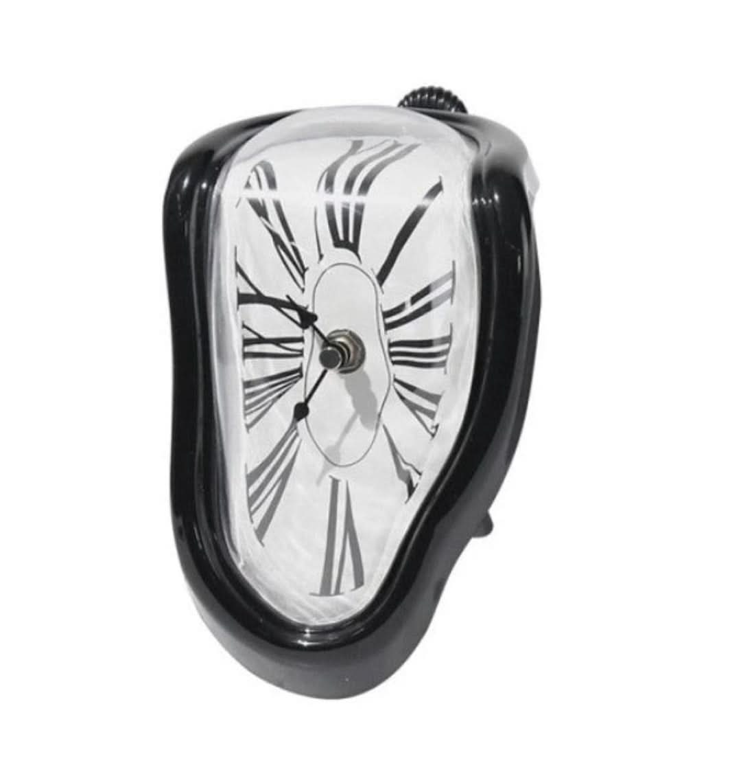 Surreal Art Melting Clock Sculpture