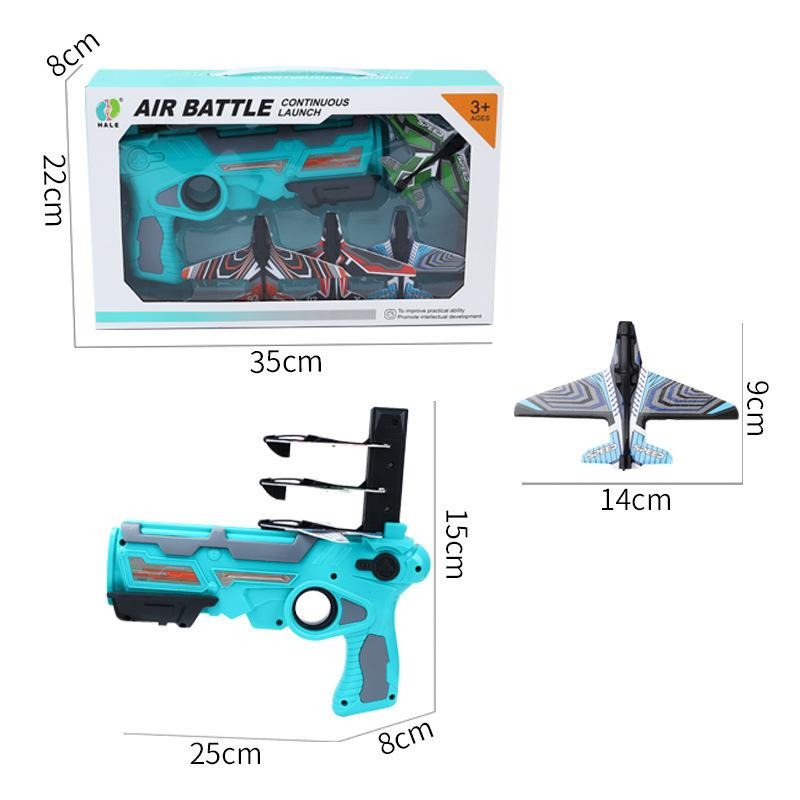 Fun Kids Airplane Toy Launcher Gun