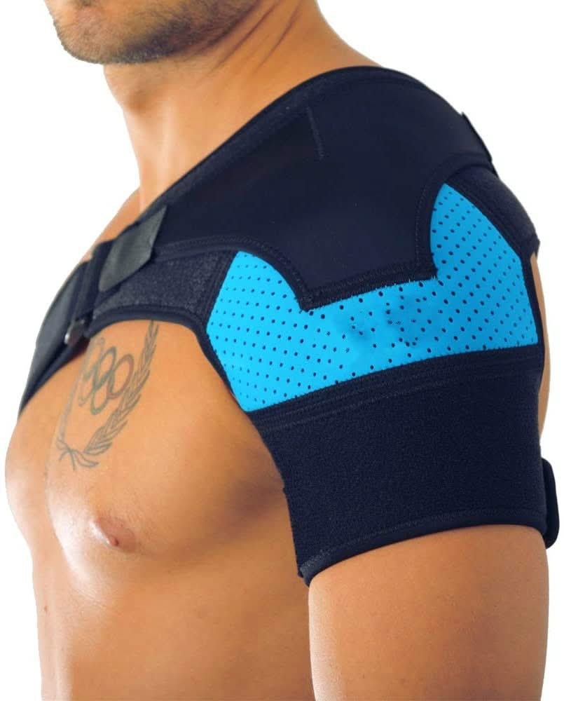 Comfortable Shoulder Support Brace with Compression Wrap