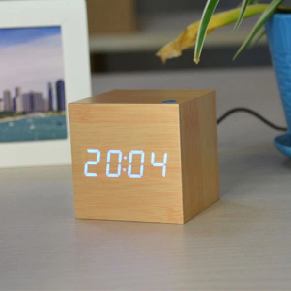 Stylish Digital Desk Clock Modern Home Decoration
