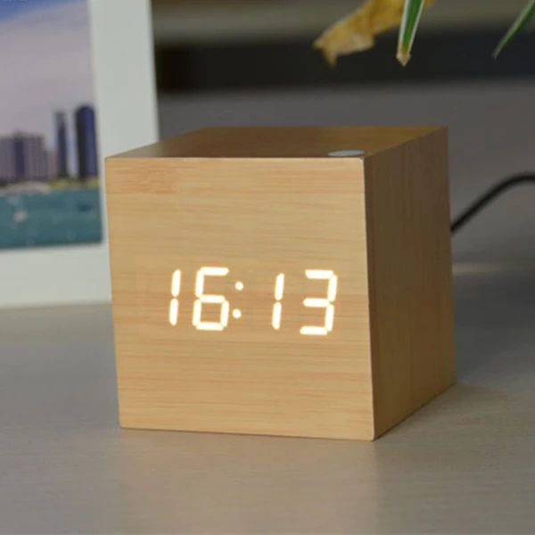 Stylish Digital Desk Clock Modern Home Decoration