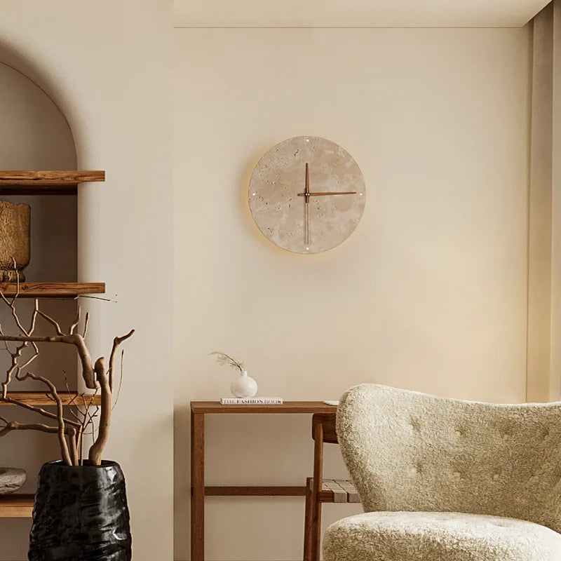 Modern Wall Light with Clock - Befez