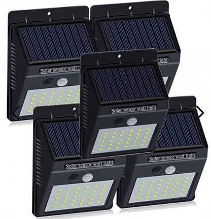Bright Solar Powered Garden Lights Set of 5 - Befez