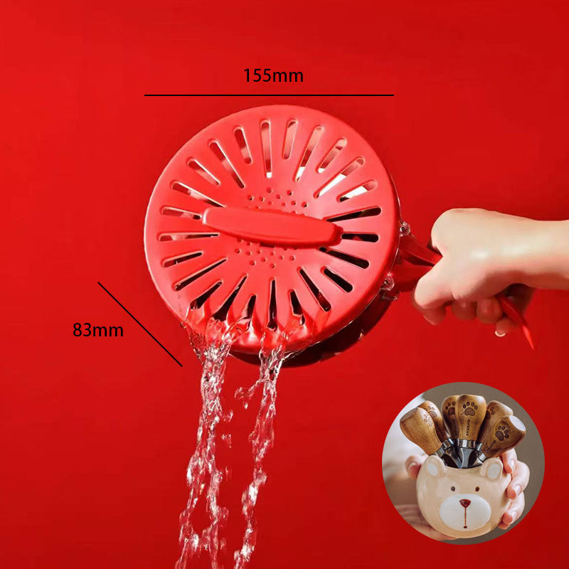 Collapsible Easy-Pour Laundry Basket with Swivel Top