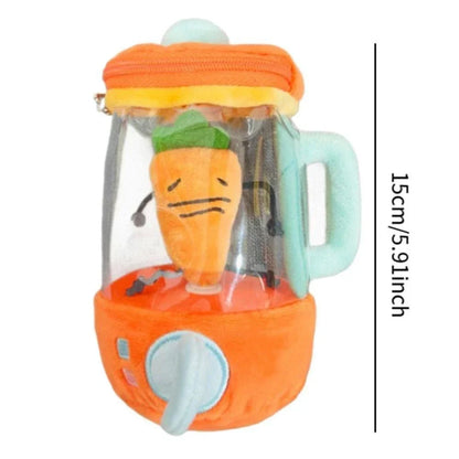 Cute Orange Soft Plush Toy Mixer Friend
