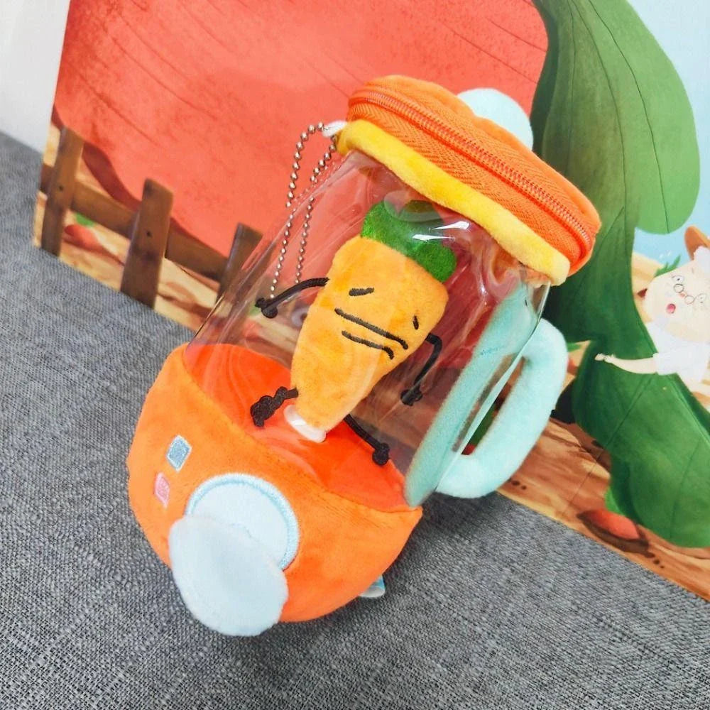 Cute Orange Soft Plush Toy Mixer Friend