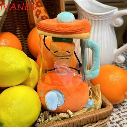 Cute Orange Soft Plush Toy Mixer Friend