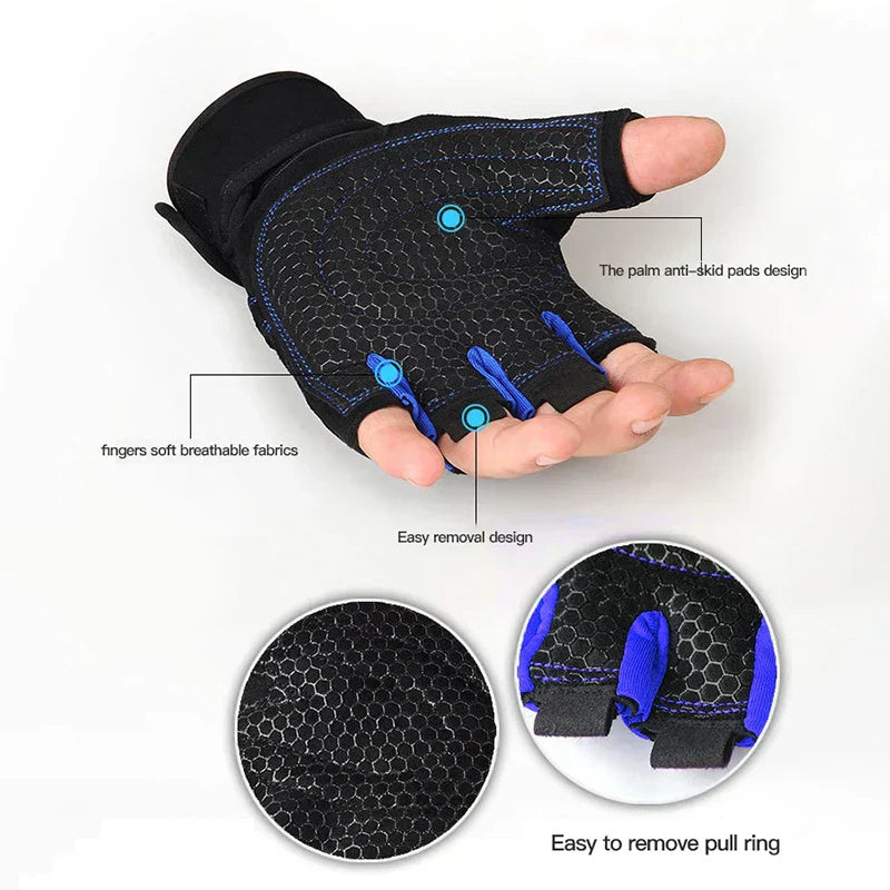 Durable Fitness Gloves - Grip Support Gloves
