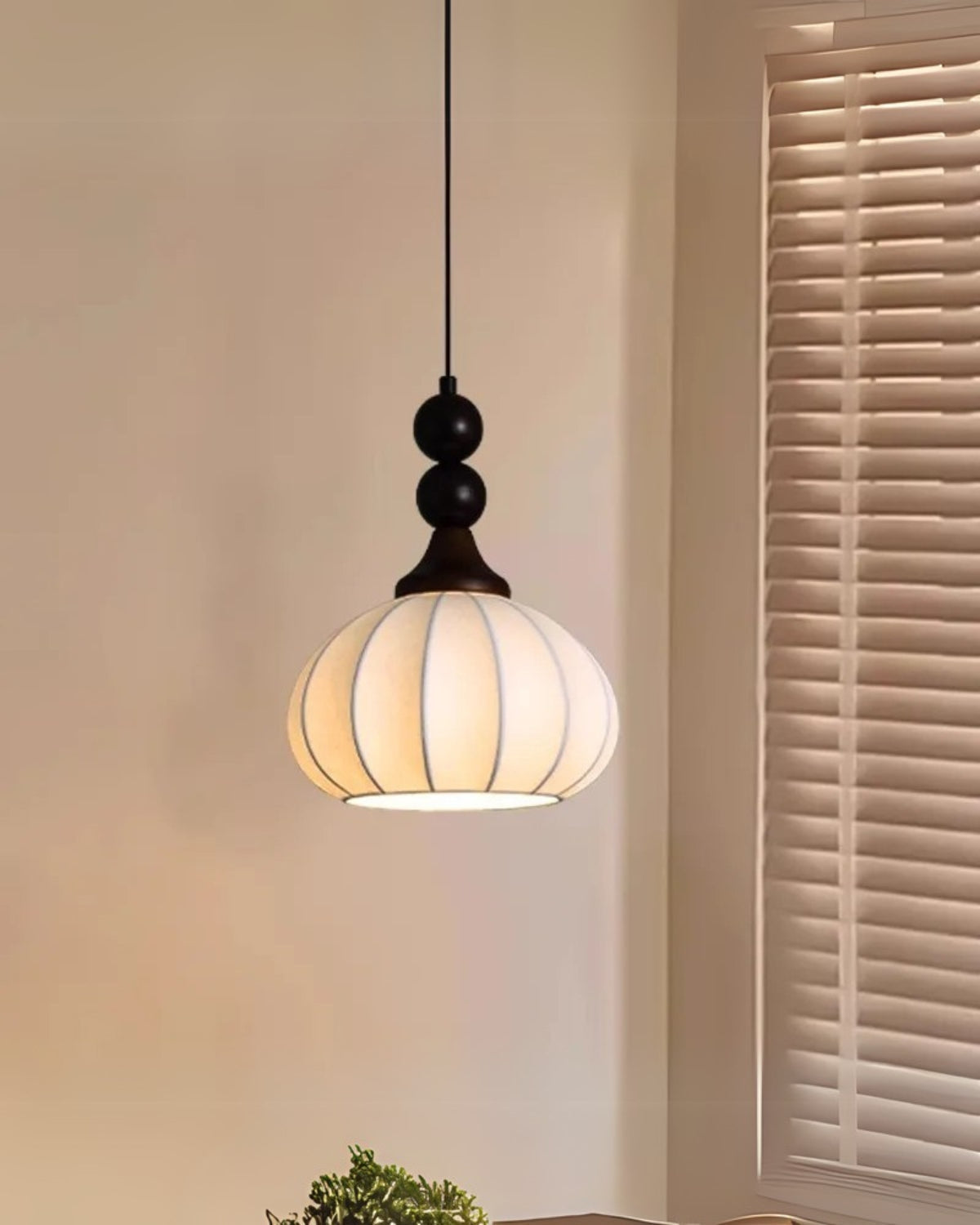 Luxurious Fabric Table Lamp with Cozy Glow