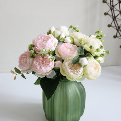 Beautiful Fake Peony Flower Arrangement