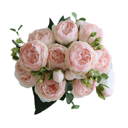 Beautiful Fake Peony Flower Arrangement