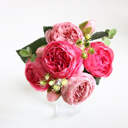 Beautiful Fake Peony Flower Arrangement