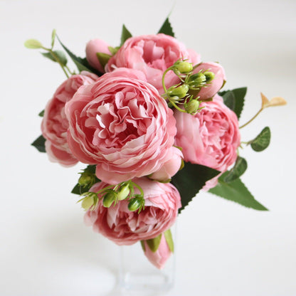Beautiful Fake Peony Flower Arrangement