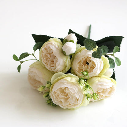 Beautiful Fake Peony Flower Arrangement