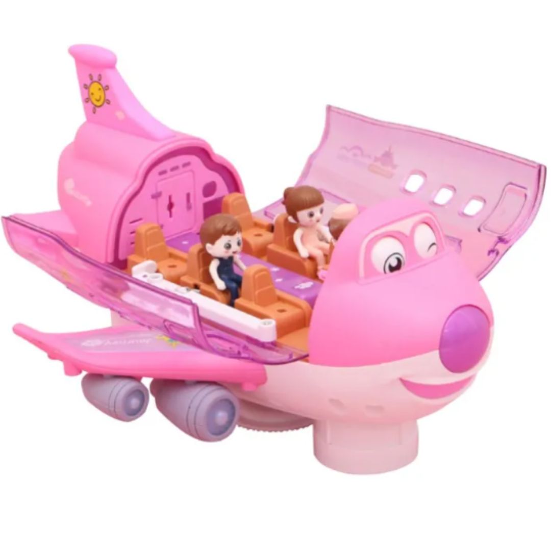 Cute Animated Plane Toy