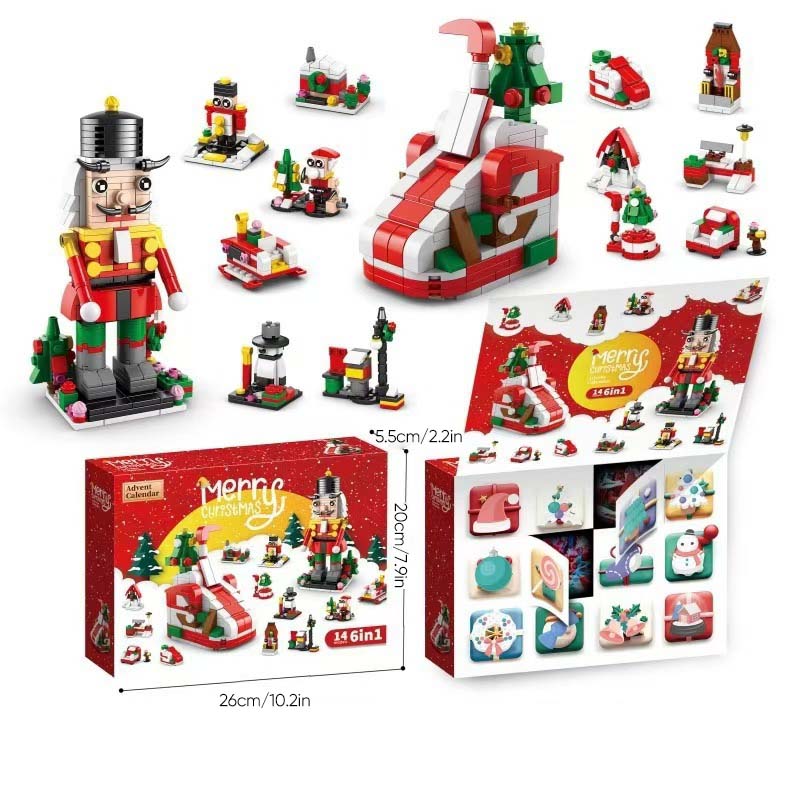 Fun Christmas Brick Countdown Calendar