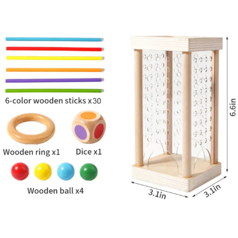 Fun Wooden Skill Building Toy Set