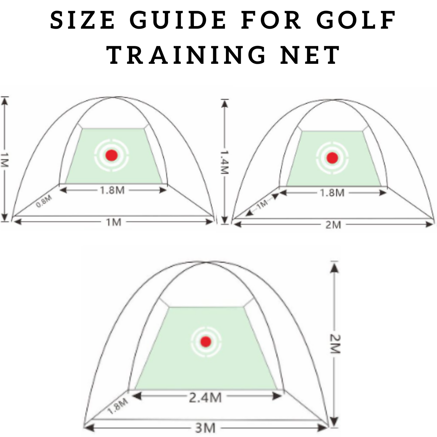 Premium Practice Golf Net System