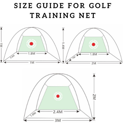 Premium Practice Golf Net System