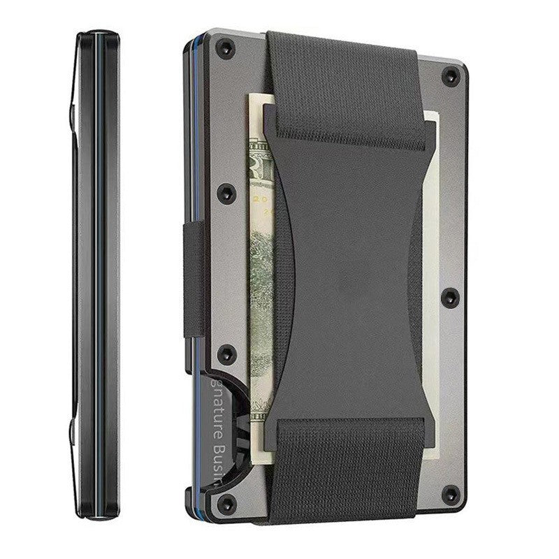 Secure Clip-on Metal Wallet Card Protector