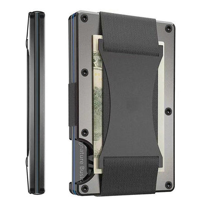 Secure Clip-on Metal Wallet Card Protector