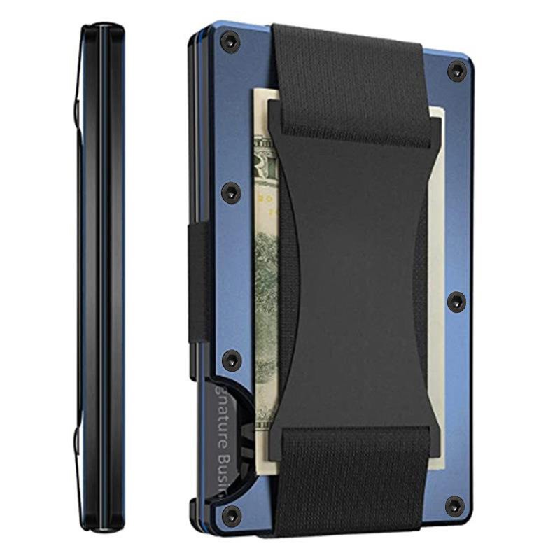 Secure Clip-on Metal Wallet Card Protector