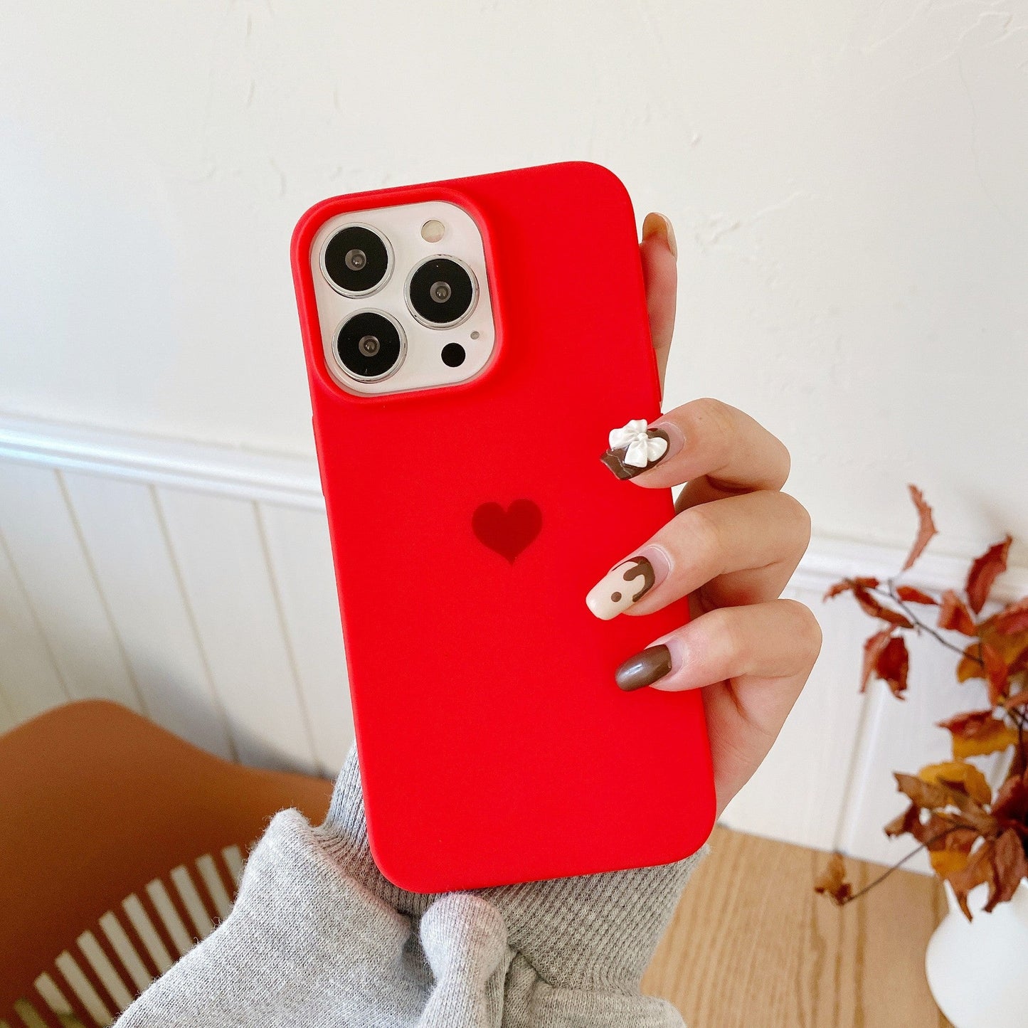 Cute Heart Design Phone Case for Apple iPhone