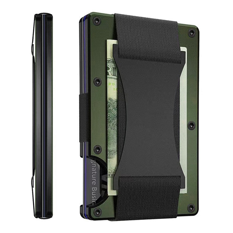 Secure Clip-on Metal Wallet Card Protector