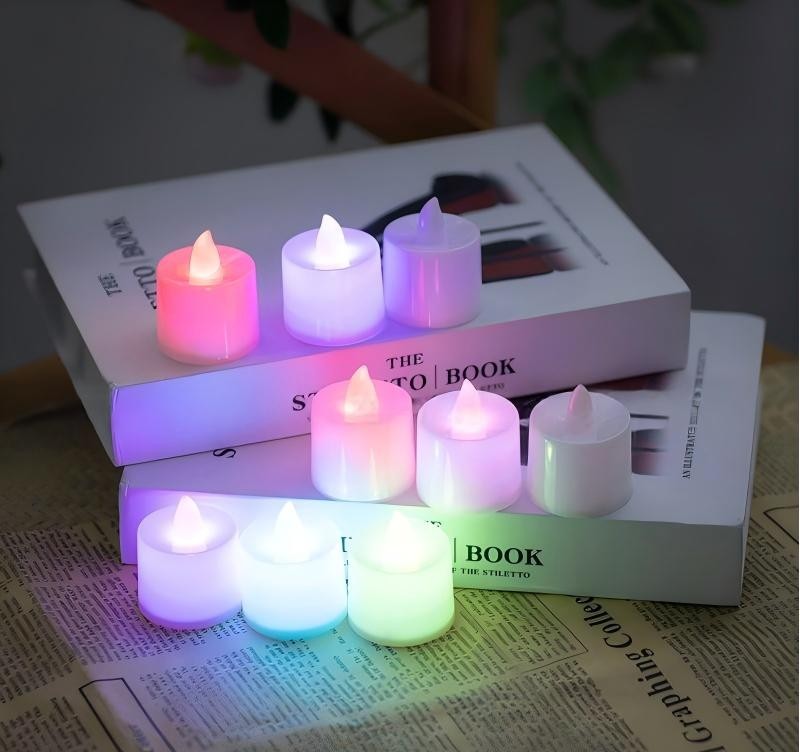 Bright LED Party Candles, 24-pack