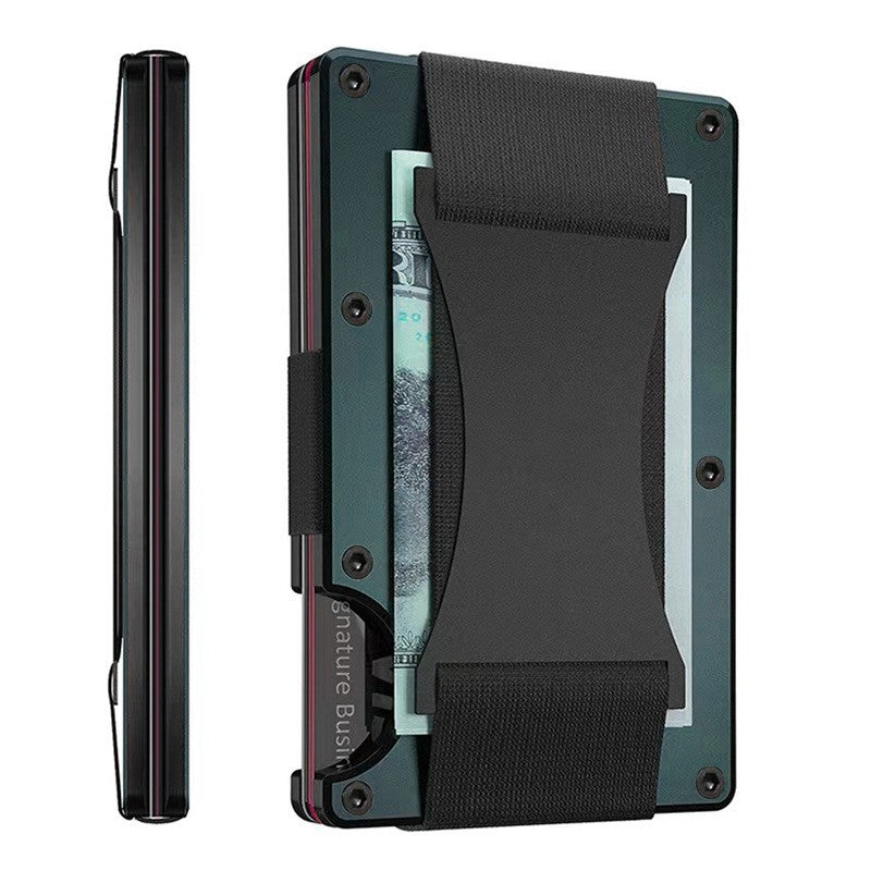 Secure Clip-on Metal Wallet Card Protector