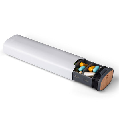 Compact Travel Water Resistant Pill Box