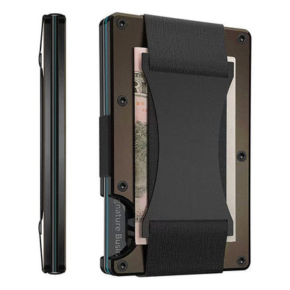 Secure Clip-on Metal Wallet Card Protector