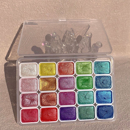 Vibrant 20 Color Watercolor Art Set - Befez