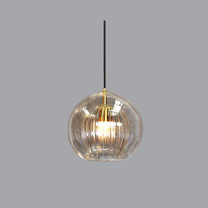 Warm Globe Pendant Light - Soft Home Lighting Fixture