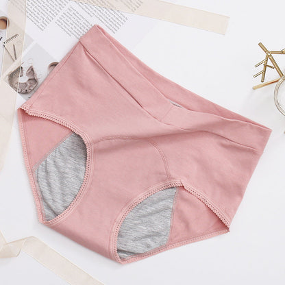 Comfortable High-Waisted Leakproof Underwear