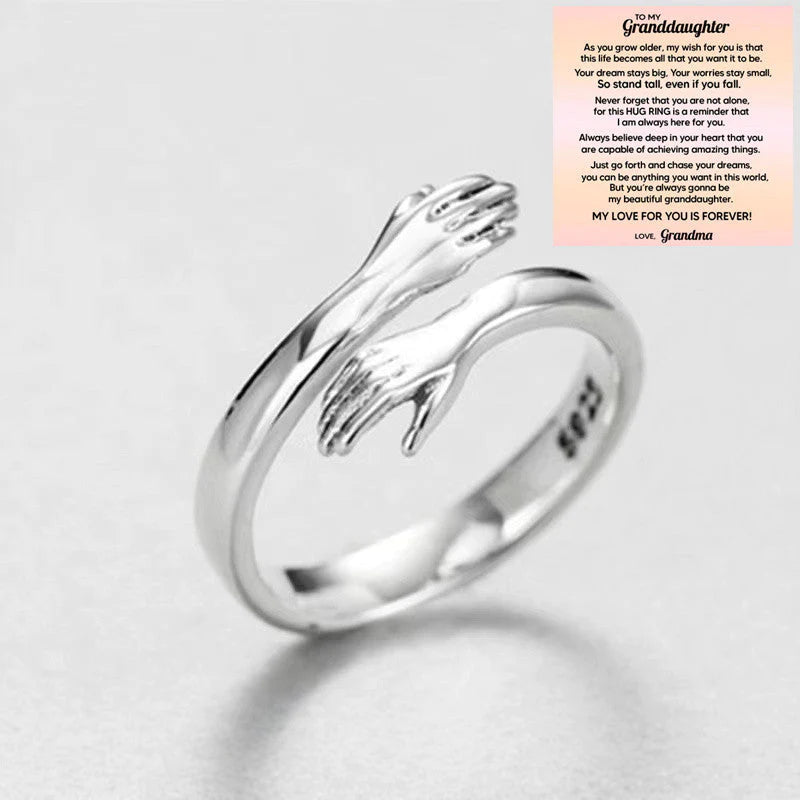 Lovely Heart Shaped Hug Ring
