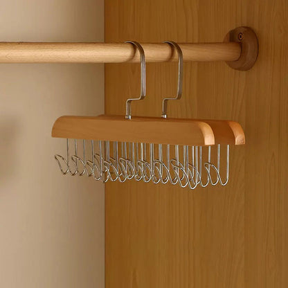 Sturdy Space-Saving Coat Rack with Hooks