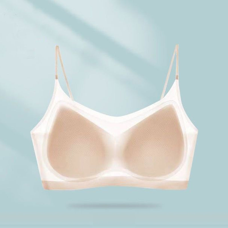 Slim Cooling Bra Made of Breathable Silk