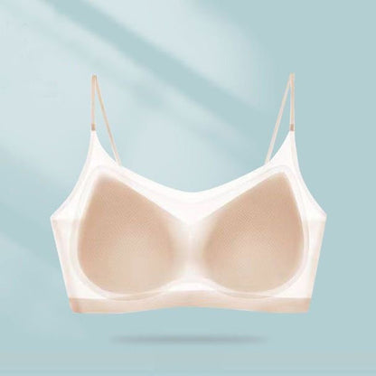 Slim Cooling Bra Made of Breathable Silk