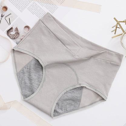 Comfortable High-Waisted Leakproof Underwear