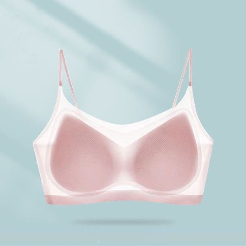 Slim Cooling Bra Made of Breathable Silk